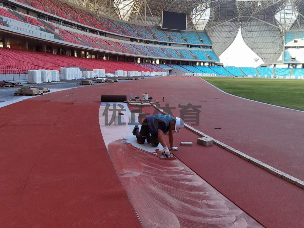 石家庄预制型橡胶跑道每平方米的价格